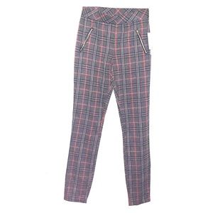 PLAID PINSTRIPE DRESS PANTS
